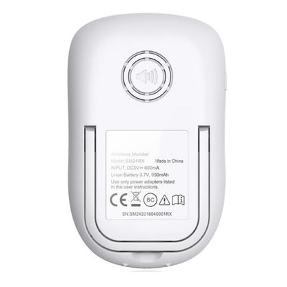 BM-SM24 2.4 inch LCD 2.4GHz Wireless Surveillance Camera Baby Monitor with 8-IR LED Night Vision, Two Way Voice Talk(White) - Baby Monitor by buy2fix | Online Shopping UK | buy2fix