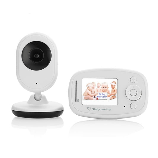 BM-SP820 2.4 inch LCD 2.4GHz Wireless Surveillance Camera Baby Monitor with 7-IR LED Night Vision, Two Way Voice Talk(White) - Baby Monitor by buy2fix | Online Shopping UK | buy2fix