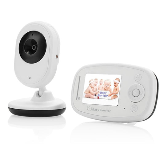 BM-SP820 2.4 inch LCD 2.4GHz Wireless Surveillance Camera Baby Monitor with 7-IR LED Night Vision, Two Way Voice Talk(White) - Baby Monitor by buy2fix | Online Shopping UK | buy2fix
