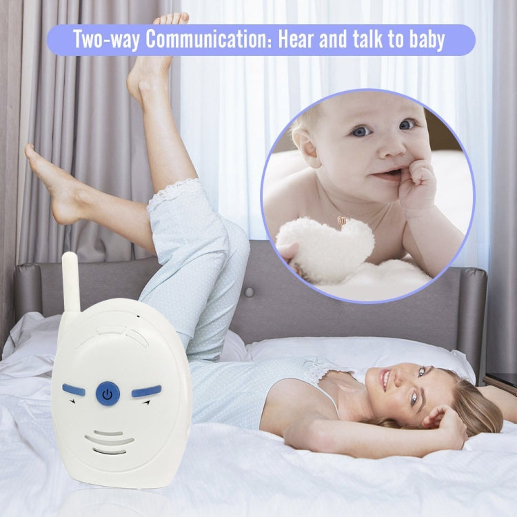 BM-V20 2.4GHz Wireless Digital Audio Baby Monitor, Two Way Voice Talk(White) - Baby Monitor by buy2fix | Online Shopping UK | buy2fix