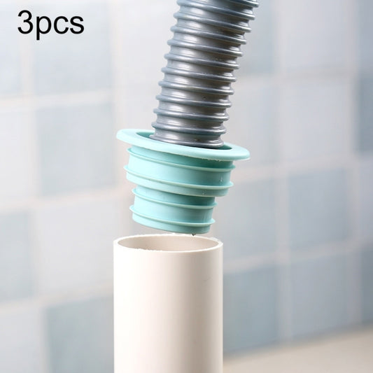 3 PCS Sewer Lengthen Odor-resistant Silicone Joint Kitchen Plumbing Sewer Drain Sealing Plug, Random Color Delivery - Faucets & Accessories by buy2fix | Online Shopping UK | buy2fix