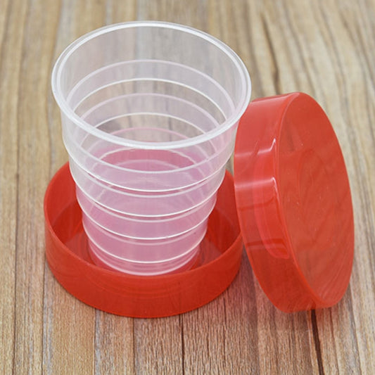 4 PCS 200ml Fashionable Outdoor Activity Using Plastic Portabel Folding Dringking Cup - Vacuum Thermoses & Cups by buy2fix | Online Shopping UK | buy2fix