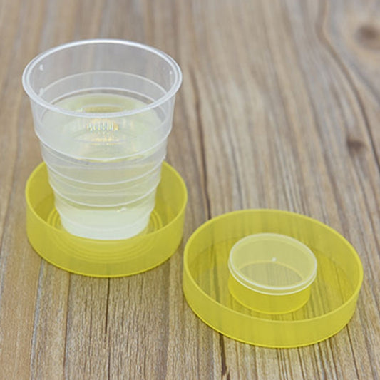 4 PCS 200ml Fashionable Outdoor Activity Using Plastic Portabel Folding Dringking Cup - Vacuum Thermoses & Cups by buy2fix | Online Shopping UK | buy2fix