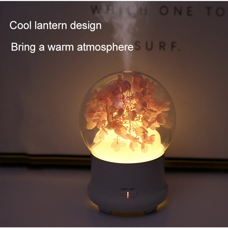 ML-824 100ML Gypsophila Flowers Aromatherapy Diffuser Air Humidifier with Colorful LED Light for Office / Home(Green) - Air Purifiers & Accessories by buy2fix | Online Shopping UK | buy2fix