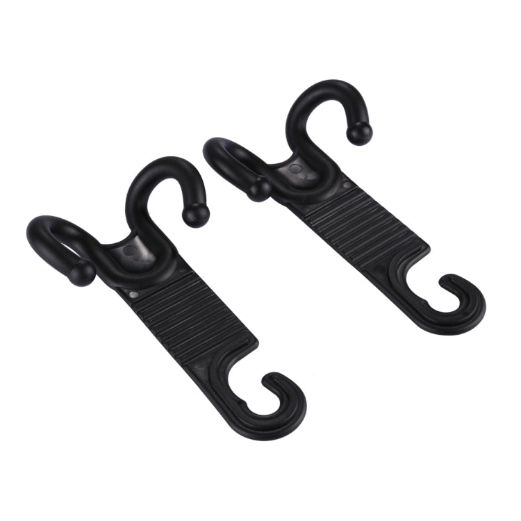 2 PCS Young Player Claw Shape Durable Car Seat Back Hook Trunk Bag Hanger Holder Auto Headrest Luggage Hook (Black) by buy2fix