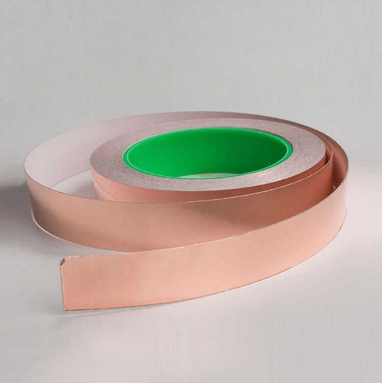 Pure Copper Double-sided Conductive Copper Foil Tape Signal Masking Tape, Size: 20m x 10mm - Tapes by buy2fix | Online Shopping UK | buy2fix