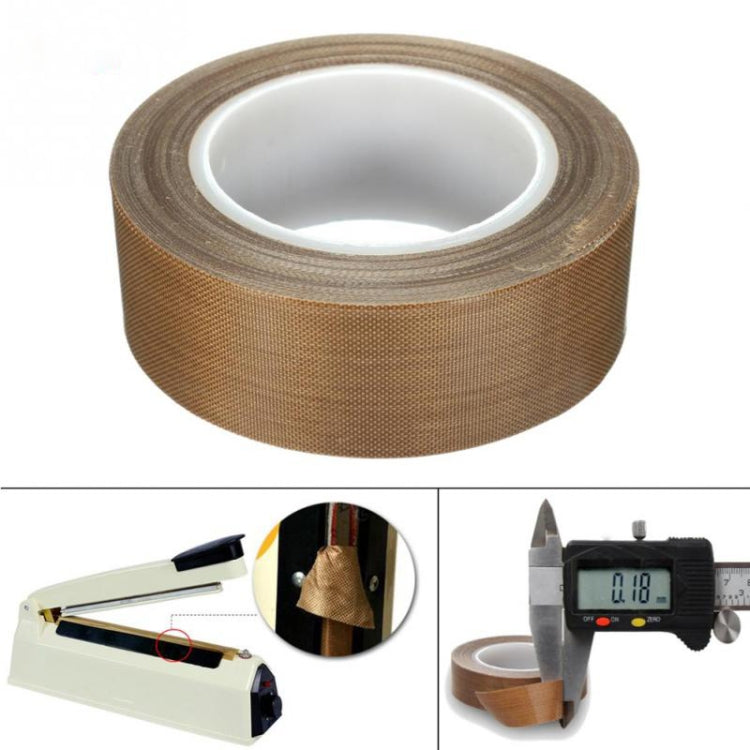 Teflon High Temperature Resistant Cloth Tape Sealing Machine Heat Insulation Tape, Size: 10m x 13mm - Tapes by buy2fix | Online Shopping UK | buy2fix