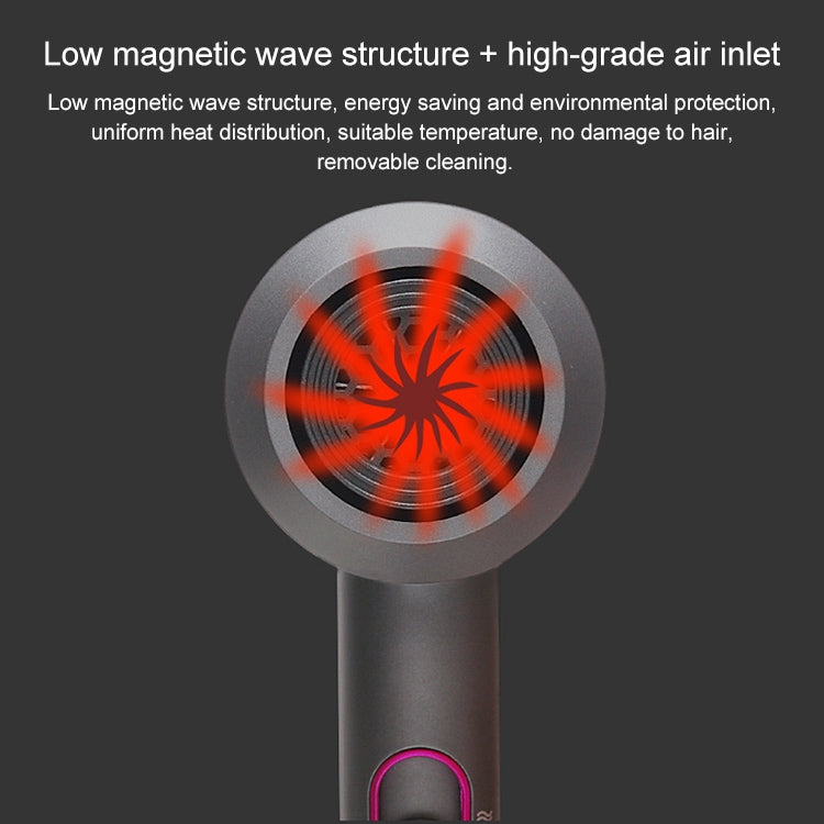 High-power 2000W Anionic Cold Hot Air Constant Temperature Hair Dryer, UK Plug(Red + Black) - Hair Dryers & Accessories by buy2fix | Online Shopping UK | buy2fix