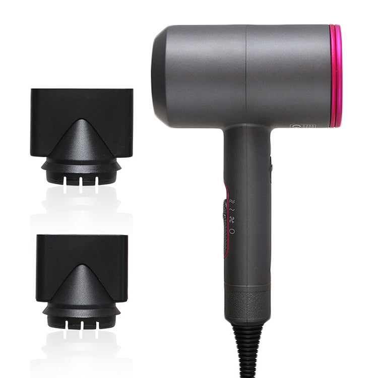 High-power 2000W Anionic Cold Hot Air Constant Temperature Hair Dryer, UK Plug(Red + Grey) - Hair Dryers & Accessories by buy2fix | Online Shopping UK | buy2fix