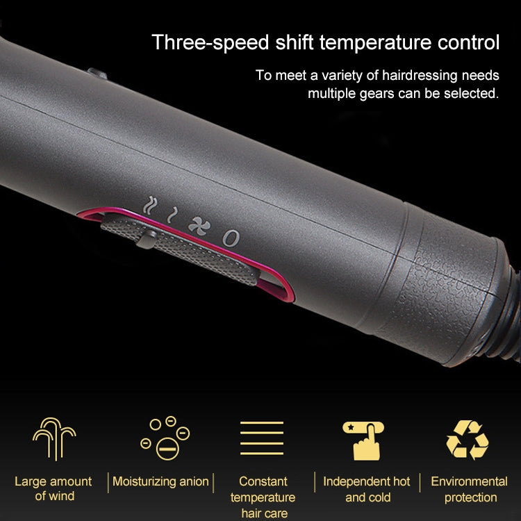 High-power 2000W Anionic Cold Hot Air Constant Temperature Hair Dryer, UK Plug(Red + Grey) - Hair Dryers & Accessories by buy2fix | Online Shopping UK | buy2fix