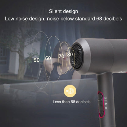 High-power 2000W Anionic Cold Hot Air Constant Temperature Hair Dryer, UK Plug(Red + Grey) - Hair Dryers & Accessories by buy2fix | Online Shopping UK | buy2fix