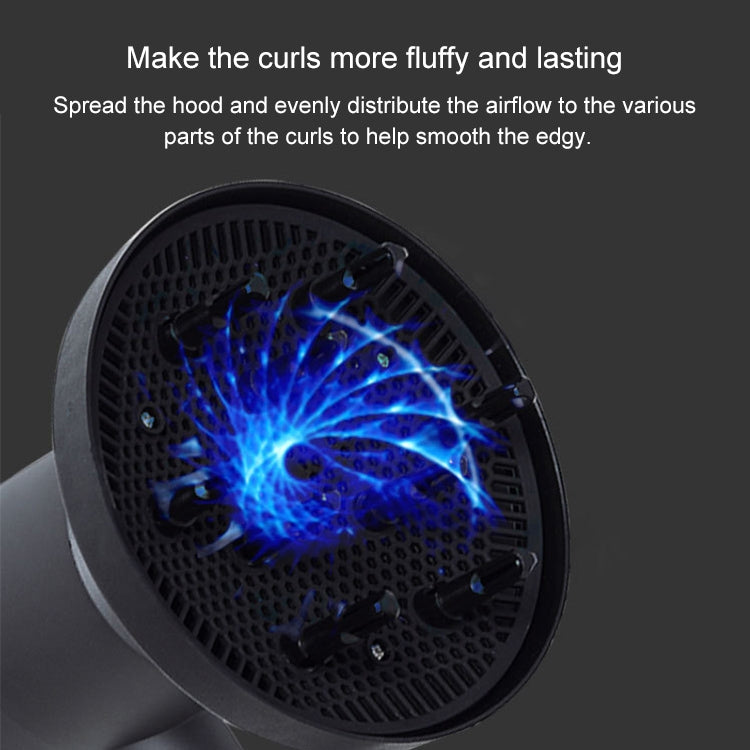 High-power Anionic Cold Hot Air Constant Temperature Hair Dryer, EU Plug(Red + Grey) - Hair Dryers & Accessories by buy2fix | Online Shopping UK | buy2fix