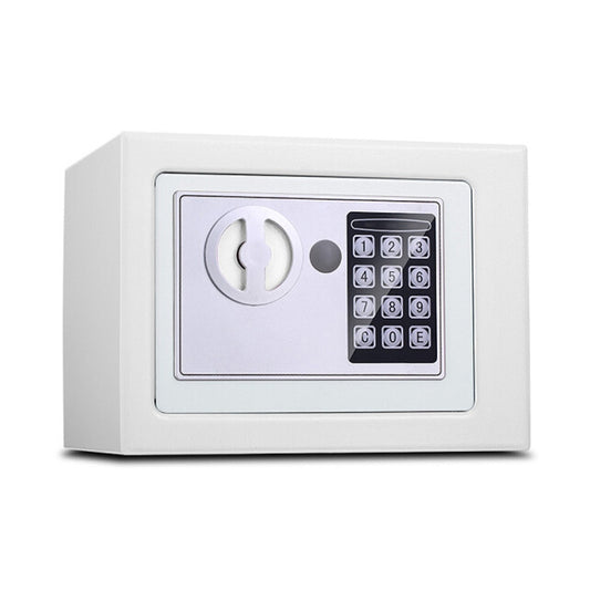 17E Home Mini Electronic Security Lock Box Wall Cabinet Safety Box without Coin-operated Function(White) - Safety Box by buy2fix | Online Shopping UK | buy2fix