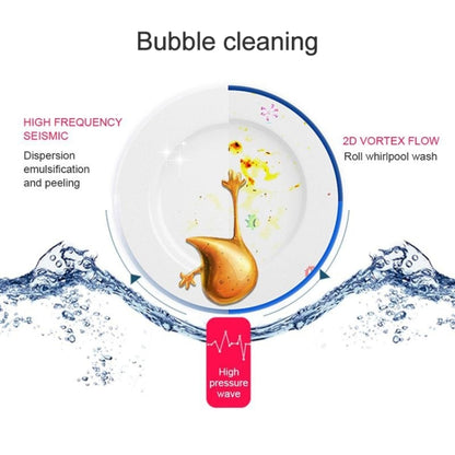GYB001 Mini-ultrasonic Dishwasher Portable USB Charging Fruit Cleaner, Neutral Packaging(Champagne Gold) - Dish Washers & Accessories by buy2fix | Online Shopping UK | buy2fix