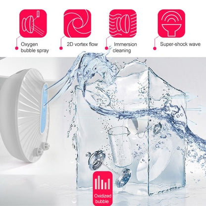 GYB001 Mini-ultrasonic Dishwasher Portable USB Charging Fruit Cleaner, Neutral Packaging(Blue) - Dish Washers & Accessories by buy2fix | Online Shopping UK | buy2fix