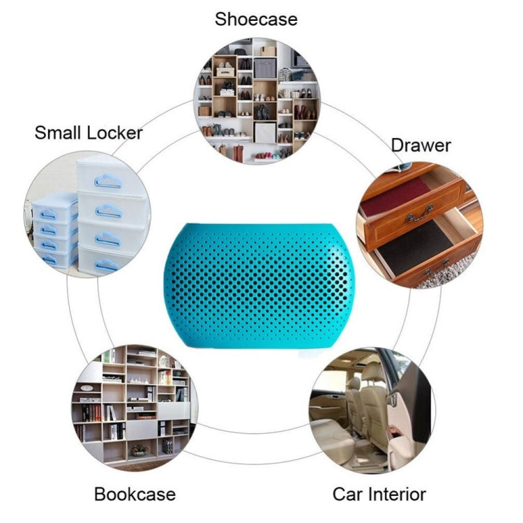 INVITOP Portable Household Wardrobe Piano Moisture-proof Dehumidifier Air Moisturizing Dryer Moisture Absorber, UK Plug (Blue) - Dehumidifiers by buy2fix | Online Shopping UK | buy2fix