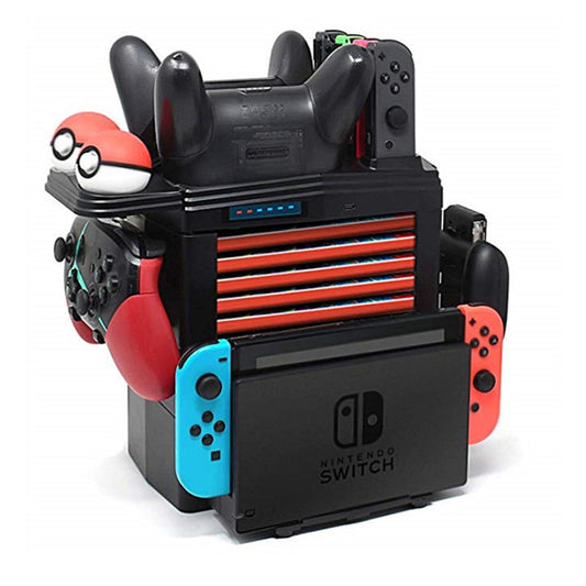 KJH Multi-function Bracket Handle Charging Base Receiving Frame for Nintendo Switch - Charger & Power by buy2fix | Online Shopping UK | buy2fix