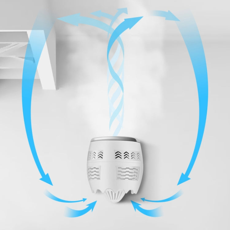 Portable Adjustable Mini USB Charging Air Convection Cycle Desktop Electric Fan Air Cooler, Support 2 Speed Control (White) by buy2fix