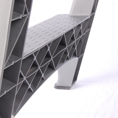 Thick Plastic Double-sided Folding Ladder Car Wash Tool Car Wash Stool - Ladders by buy2fix | Online Shopping UK | buy2fix