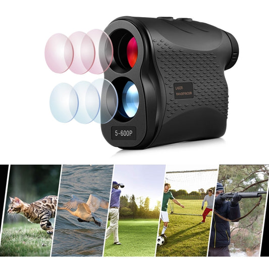 5-600P Handheld Golf Laser Distance Measuring Instrument Telescope Range Finder Distance Measurer, 600m - Binoculars by buy2fix | Online Shopping UK | buy2fix
