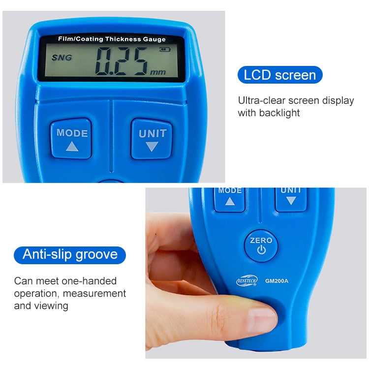 Wintact WT200 Film Coating Thickness Gauge - Coating Thickness Gauge by Wintact | Online Shopping UK | buy2fix
