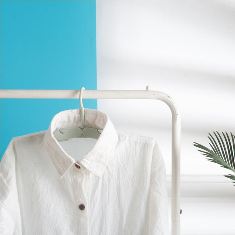 Foldable Clothes Hanger Drying Rack with 4 Hidden Clips for Home / Travel, Random Color Delivery - Shelf & Hooks by buy2fix | Online Shopping UK | buy2fix