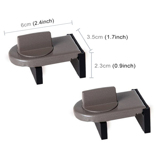 Sliding Sash Stopper Cabinet Locks & Straps Doors Security Anti-theft Lock Window Door Baby Safety Lock - Safety Equipment by buy2fix | Online Shopping UK | buy2fix