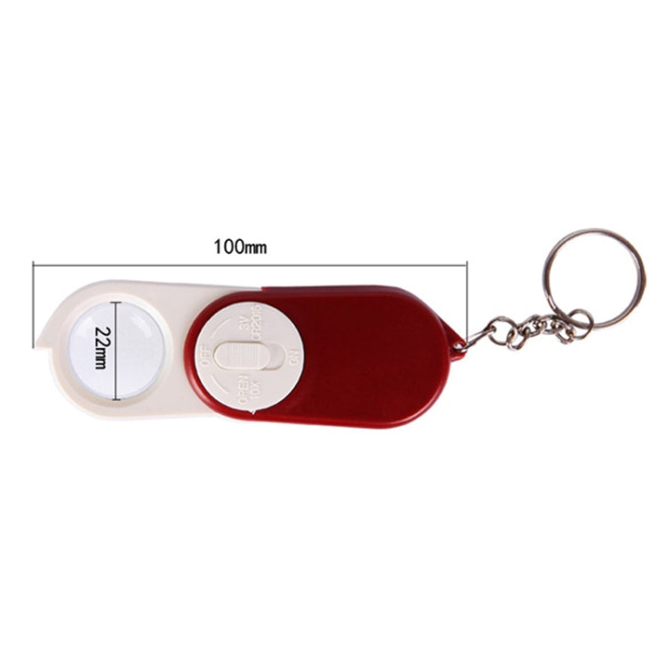 BEST BST-J106 10X Pocket Magnifier with LED Light, Random Color Delivery - Microscope Magnifier Series by BEST | Online Shopping UK | buy2fix