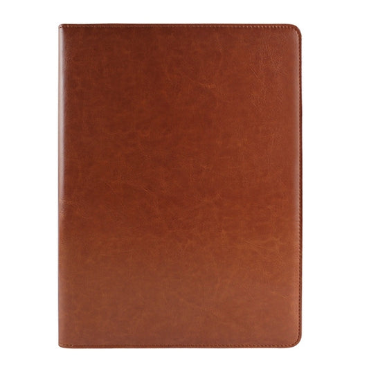 Office Supplies Business Style Leather Document Folder with 30-pages A4 Note Pad & Calculator(Brown) - File Folder by buy2fix | Online Shopping UK | buy2fix