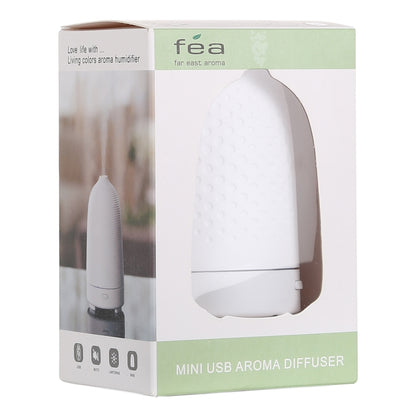 5W Honeycomb Texture Mini Humidifier with Colorful Light, Capacity: 50ml, DC 5V(White) - Air Purifiers & Accessories by buy2fix | Online Shopping UK | buy2fix