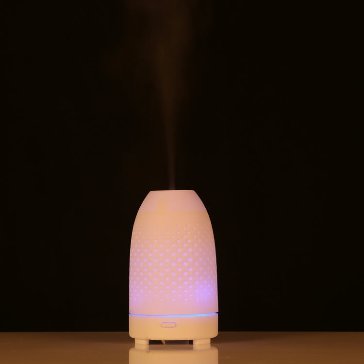5W Honeycomb Texture Mini Humidifier with Colorful Light, Capacity: 50ml, DC 5V(White) - Air Purifiers & Accessories by buy2fix | Online Shopping UK | buy2fix