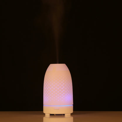 5W Honeycomb Texture Mini Humidifier with Colorful Light, Capacity: 50ml, DC 5V(White) - Air Purifiers & Accessories by buy2fix | Online Shopping UK | buy2fix