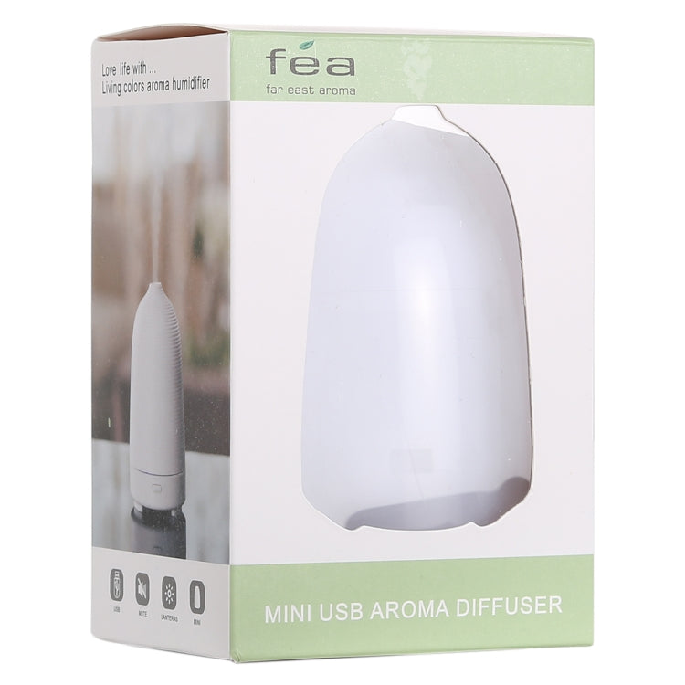 5W Bulb Shape Mini Humidifier with Colorful Light, Capacity: 50ml, DC 5V(White) - Air Purifiers & Accessories by buy2fix | Online Shopping UK | buy2fix