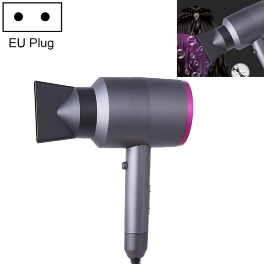 Household High-power Silent Blow Dryer,Constant Temperature Hot and Cold Negative Ion Hair Drier, EU Plug by buy2fix