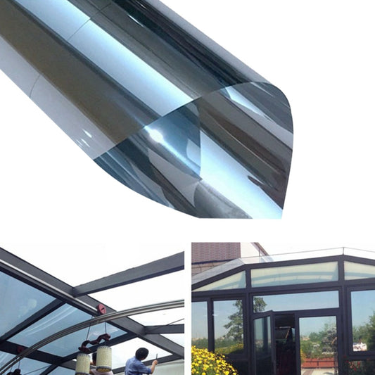 UV Reflective One Way Privacy Decoration Glass Window Film Sticker, Width: 120cm, Length: 1m(Silver) - Door & Window Films by buy2fix | Online Shopping UK | buy2fix