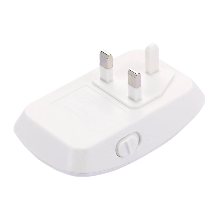 Electronic Ultrasonic Mosquito Rat Pest Control Repeller with LED Light, UK Plug, AC90V-250V(White) - Repellents by buy2fix | Online Shopping UK | buy2fix
