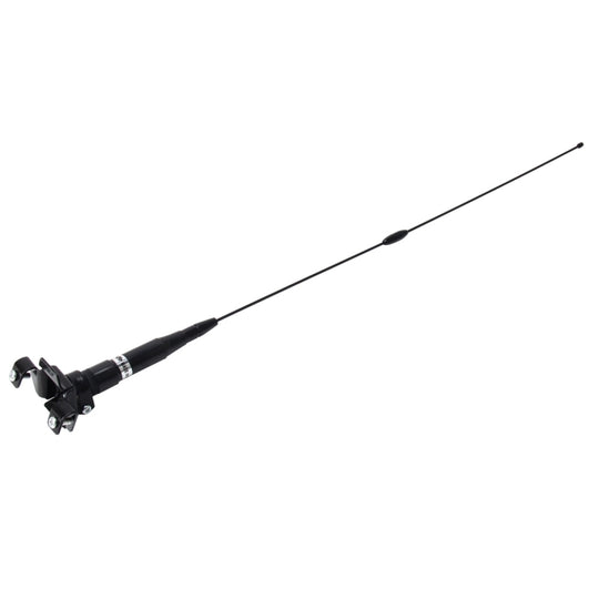 Voiture latérale de clip d'antenne extensible de décoration de voiture universelle modifiée pour éliminer l'antenne d'électricité statique, longueur: 60 cm (noir)