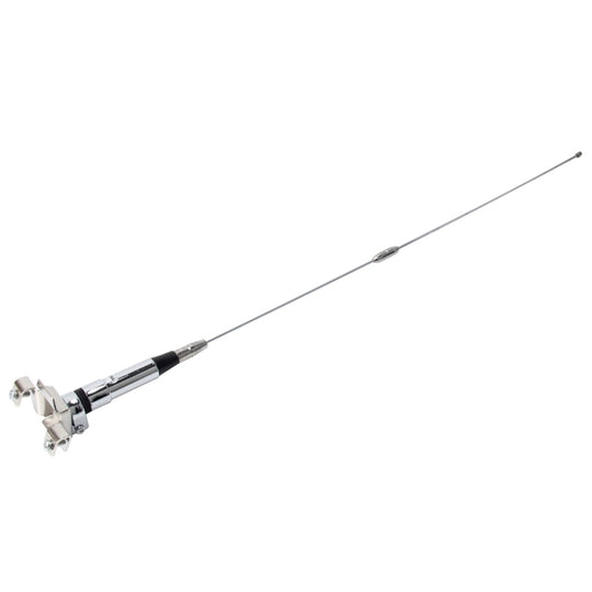 Universal Car Decoration Extensile Aerial Clip Side Car Modified To Remove Static Electricity Aerial, Length: 60cm(Silver)