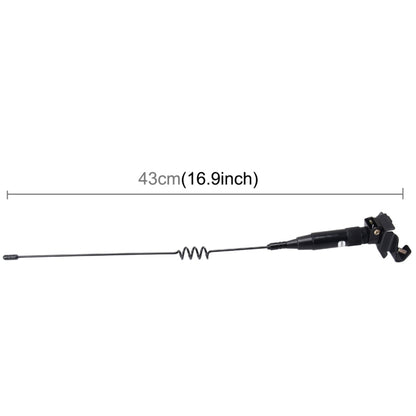 Universal Car Decoration Extensile Aerial Clip Side Car Modified To Remove Static Electricity Aerial, Length: 43cm(Black) by buy2fix