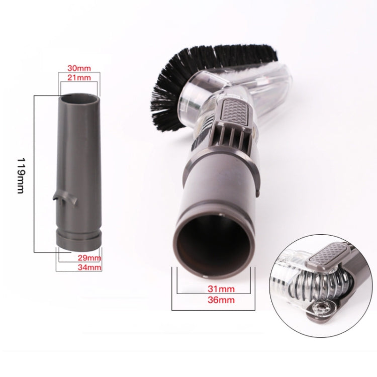 Household Vacuum Cleaner Transparent Brush Head Parts Accessories for Dyson - For Dyson Accessories by buy2fix | Online Shopping UK | buy2fix
