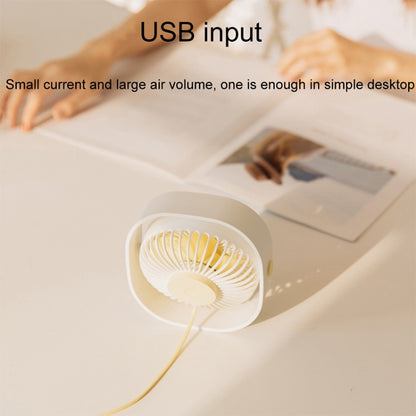 360 Degree Rotation Wind 3 Speeds Mini USB Desktop Fan (Pink) by buy2fix