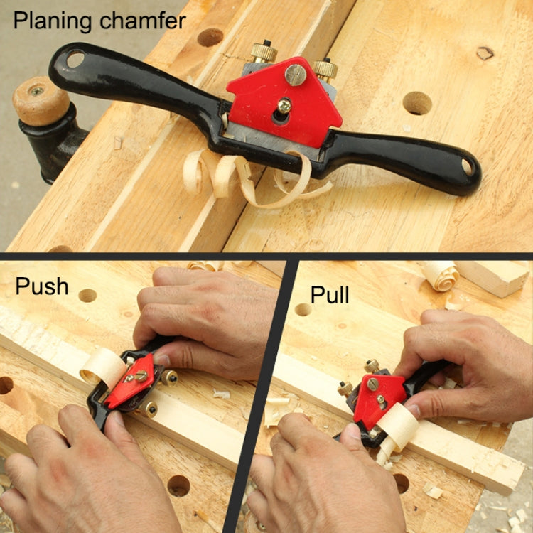 MYTEC 9 Inch Adjustable Hand Push Home Woodworking Hand Planer - Others by buy2fix | Online Shopping UK | buy2fix