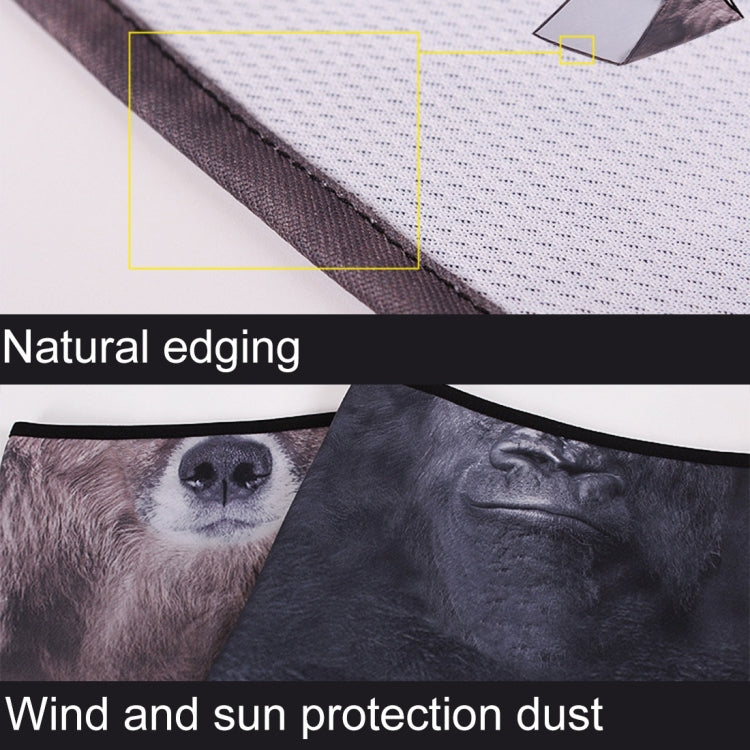 Multifunction Outdoor Windproof Triangle Towel Animal Mask Hood by buy2fix
