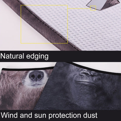 Multifunction Outdoor Windproof Triangle Towel Animal Mask Hood by buy2fix