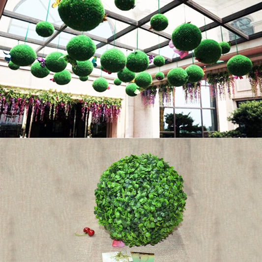 Artificial Aglaia Odorata Plant Ball Topiary Wedding Event Home Outdoor Decoration Hanging Ornament, Diameter: 4.7 inch - Decorative Flowers & Wreaths by buy2fix | Online Shopping UK | buy2fix