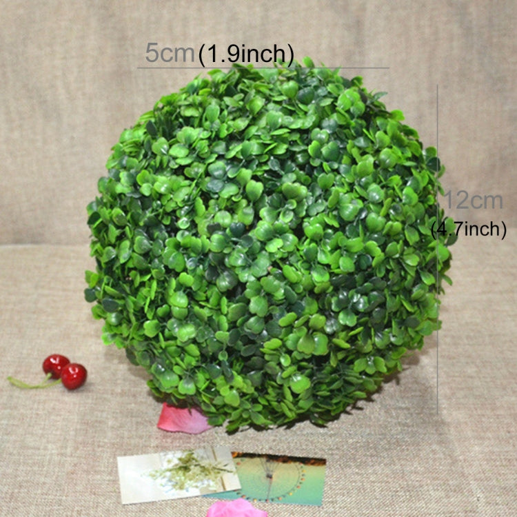 Artificial Aglaia Odorata Plant Ball Topiary Wedding Event Home Outdoor Decoration Hanging Ornament, Diameter: 4.7 inch - Decorative Flowers & Wreaths by buy2fix | Online Shopping UK | buy2fix