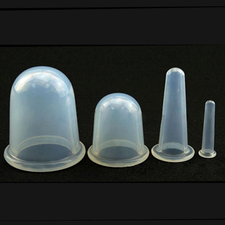 4 in 1 Health Care Body Massage Vacuum Silicone Cupping Cups,Random Color Delivery - Cupping & Moxibustion by buy2fix | Online Shopping UK | buy2fix