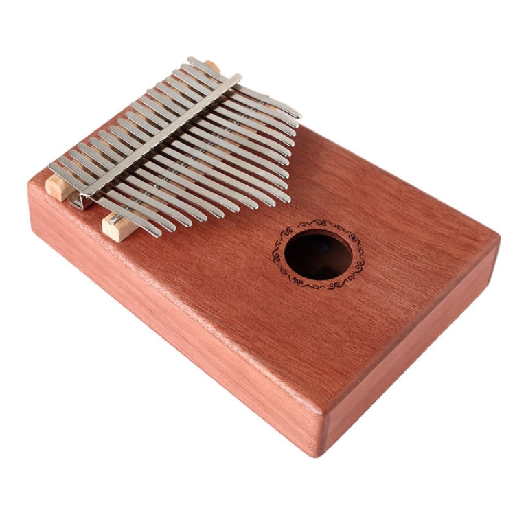 17-tone Acacia Wood Single Kalimba Thumb Piano Kalimba Finger Piano by buy2fix