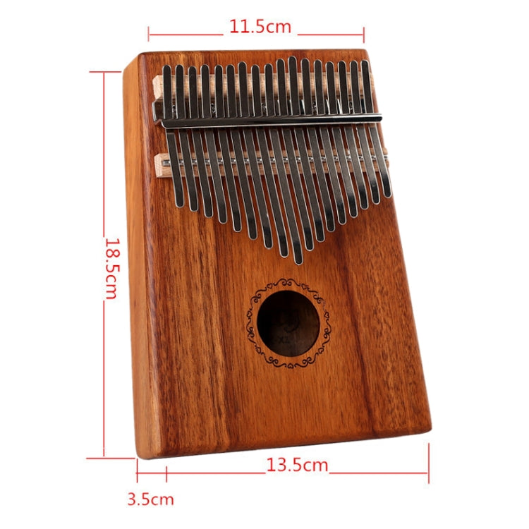 17-tone Acacia Wood Single Kalimba Thumb Piano Kalimba Finger Piano by buy2fix