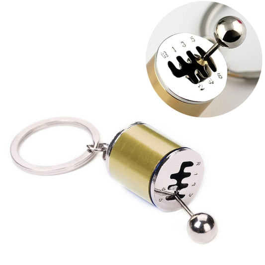 Six-speed Manual Shift Gear Keychain Key Ring Holder(Gold) by buy2fix